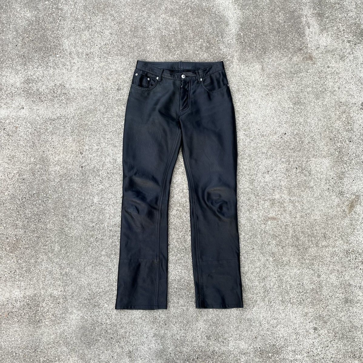 Helmut Lang 1998 Calf Leather Pants Size US 28 / EU 44 - 1 Thumbnail