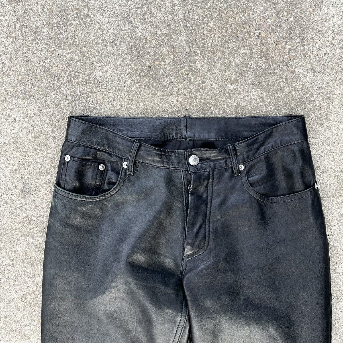 Helmut Lang 1998 Calf Leather Pants Size US 28 / EU 44 - 2 Thumbnail