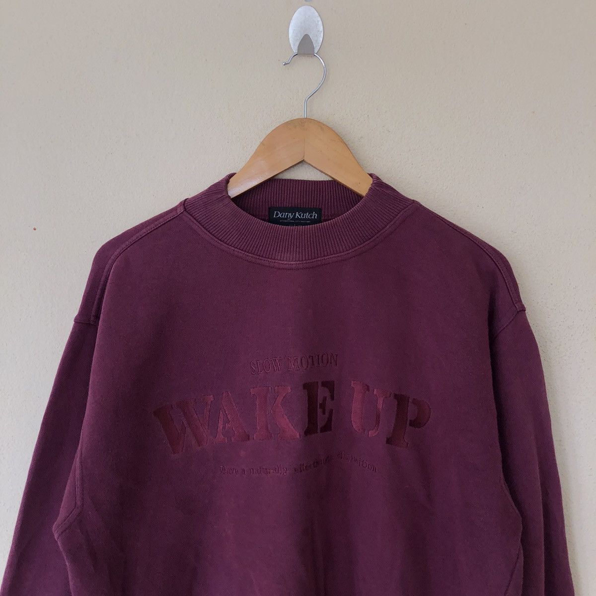 Japanese Brand VINTAGE BIG LOGO SWEATSHIRT WAKE UP DANY KUTCH Size US M / EU 48-50 / 2 - 3 Thumbnail