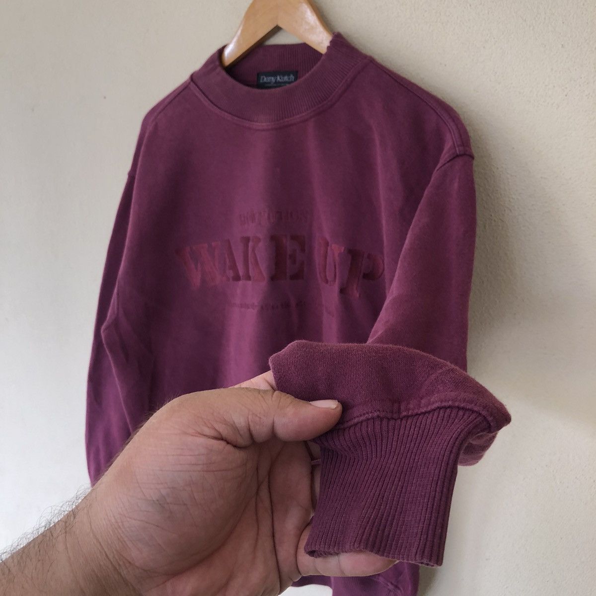 Japanese Brand VINTAGE BIG LOGO SWEATSHIRT WAKE UP DANY KUTCH Size US M / EU 48-50 / 2 - 4 Thumbnail