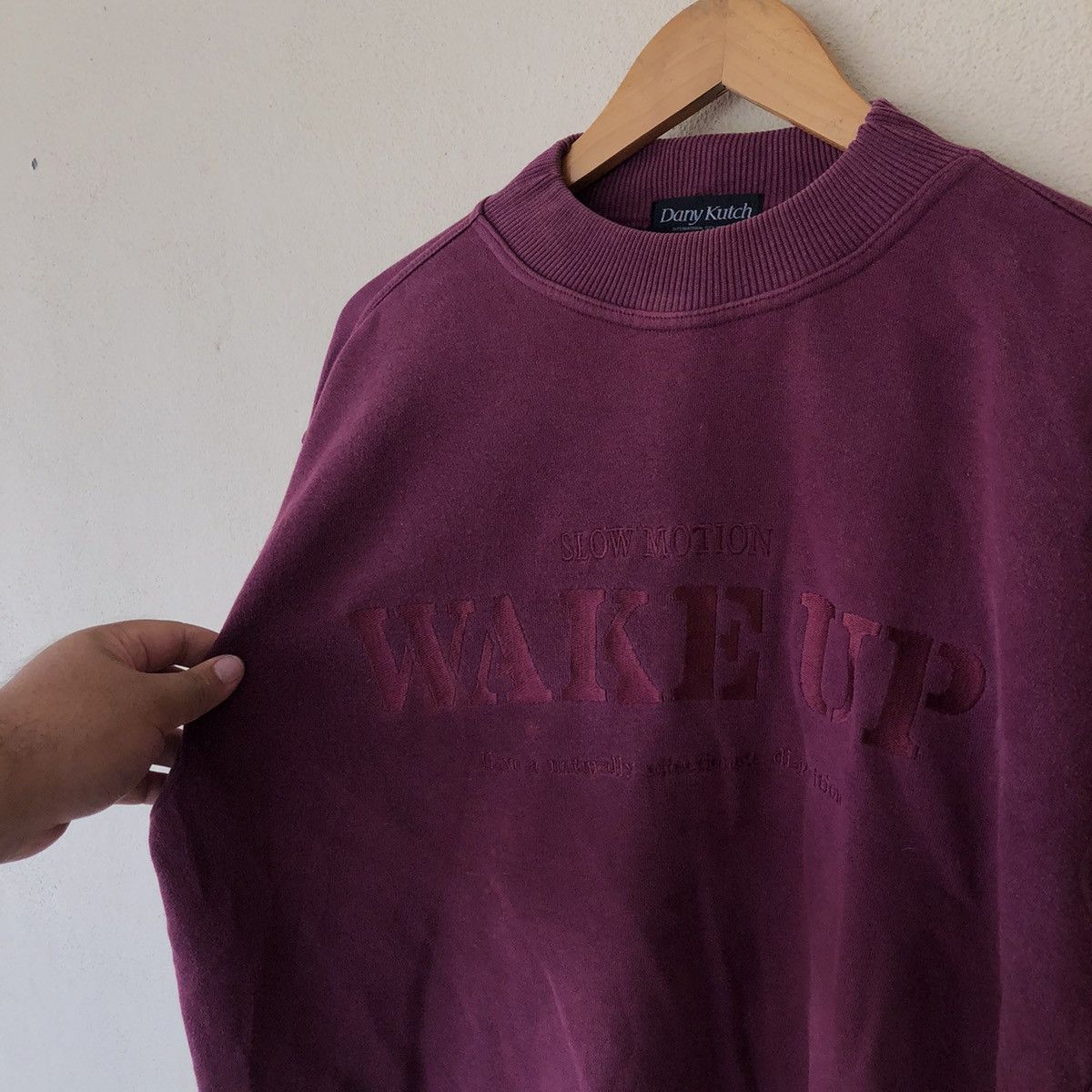 Japanese Brand VINTAGE BIG LOGO SWEATSHIRT WAKE UP DANY KUTCH Size US M / EU 48-50 / 2 - 6 Thumbnail