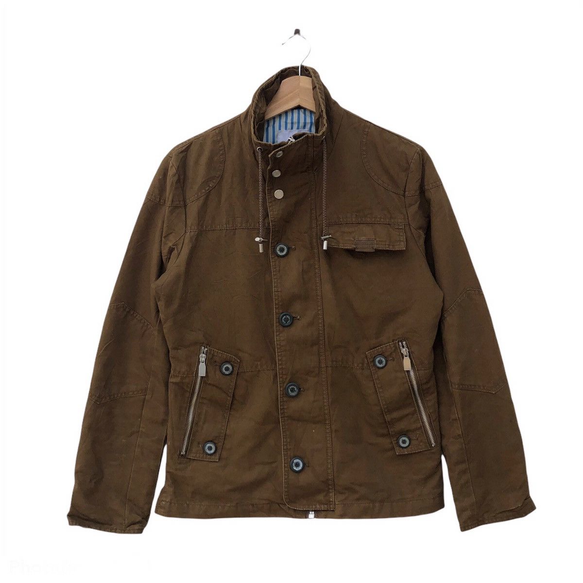 Zara MULTI POCKET PARACHUTE BIKER JACKET ZARA MAN Size US M / EU 48-50 / 2 - 1 Thumbnail