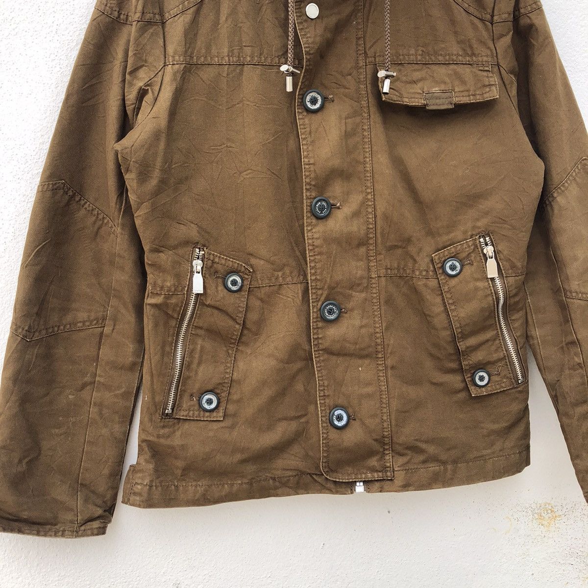 Zara MULTI POCKET PARACHUTE BIKER JACKET ZARA MAN Size US M / EU 48-50 / 2 - 6 Thumbnail