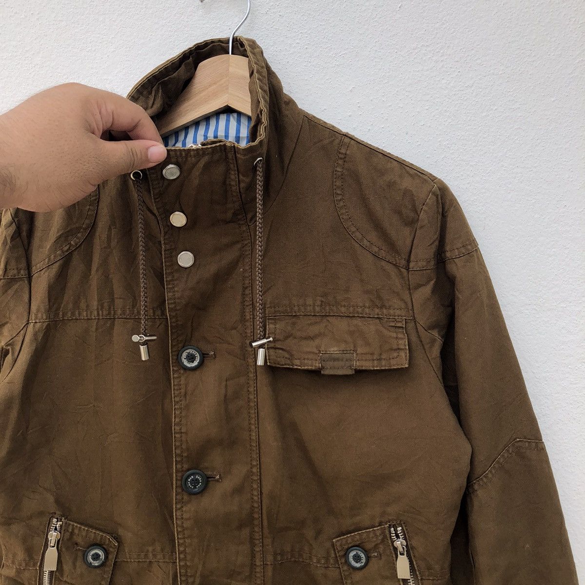 Zara MULTI POCKET PARACHUTE BIKER JACKET ZARA MAN Size US M / EU 48-50 / 2 - 3 Thumbnail