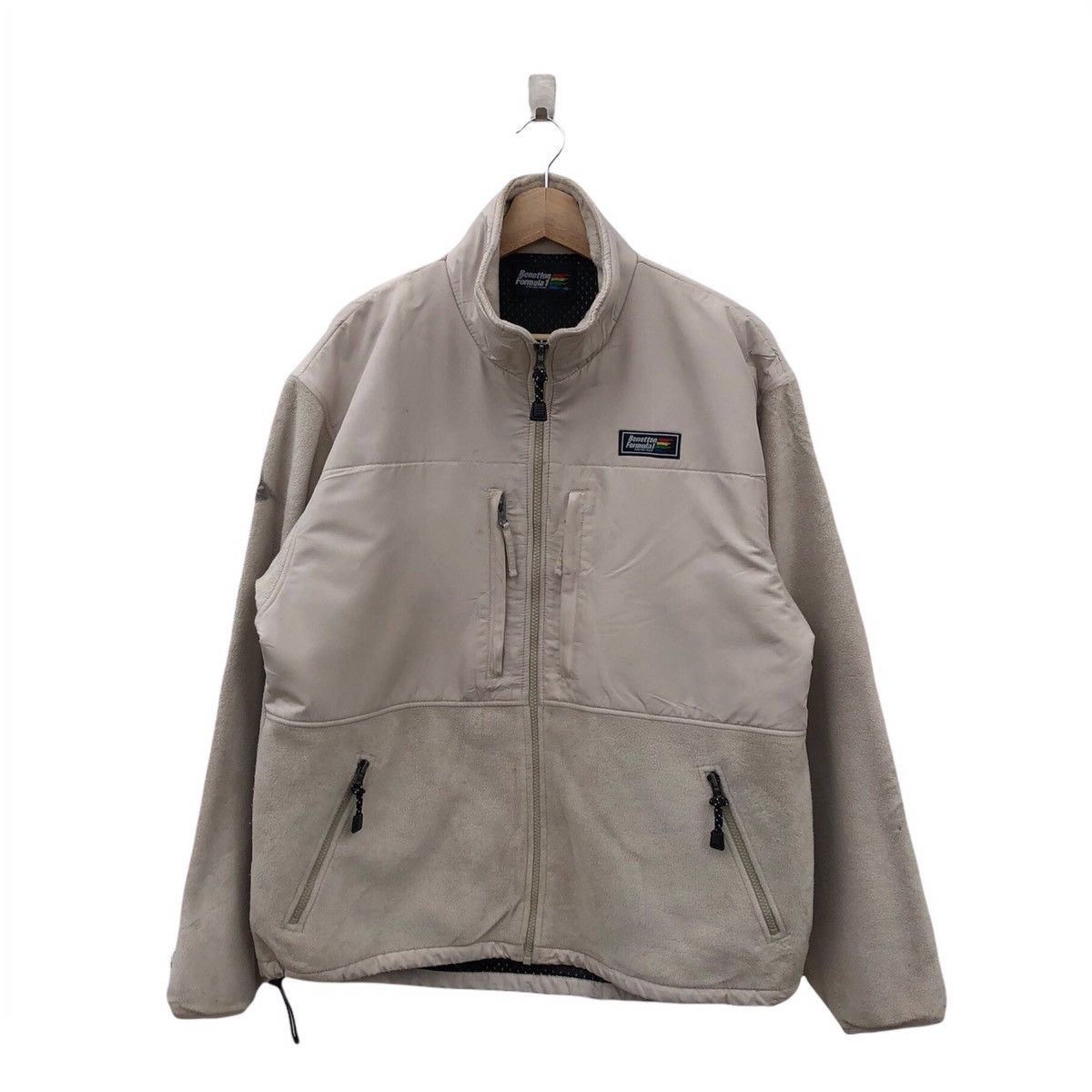 VINTAGE BENETTON FORMULA 1 RACING TEAM FLEECE JACKET