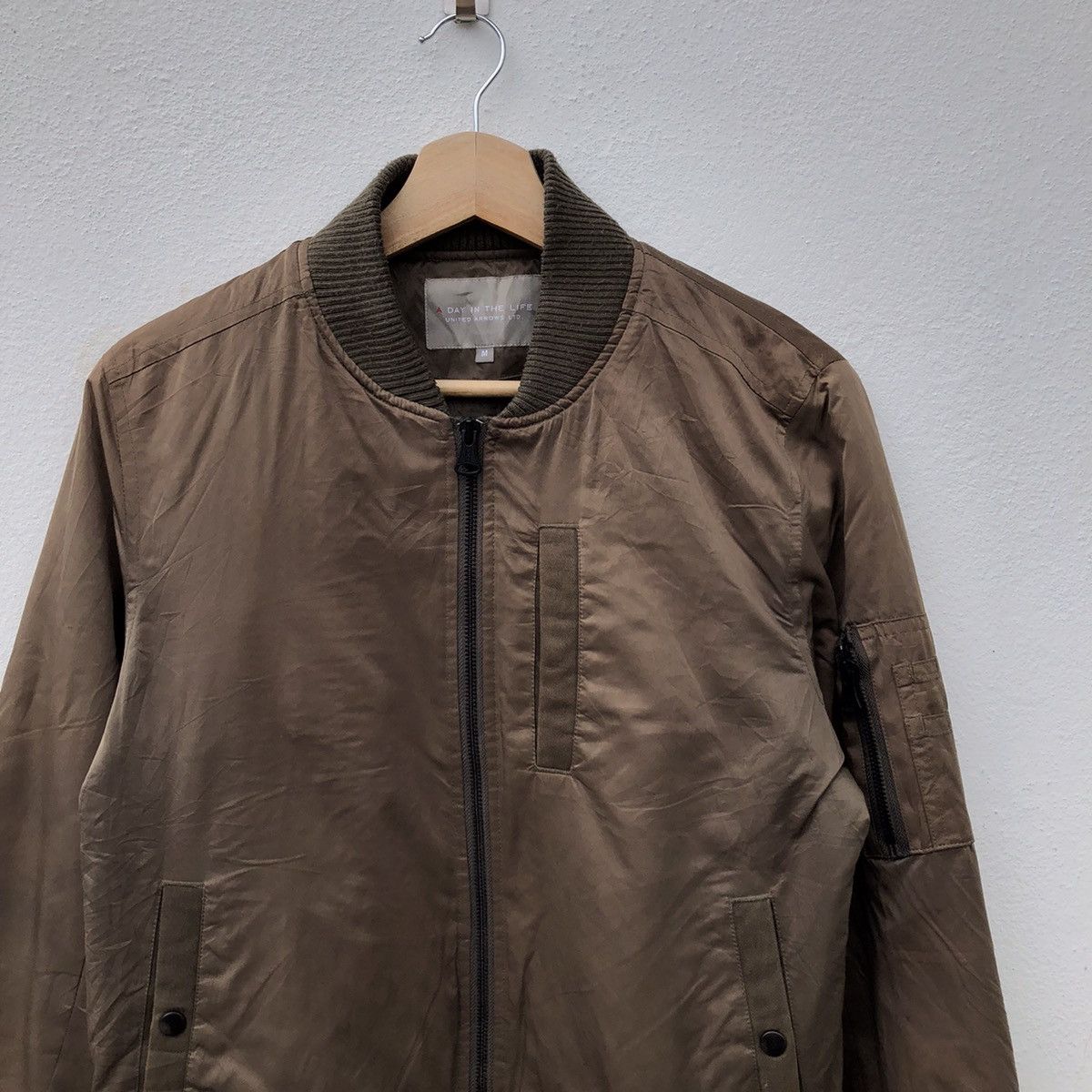Japanese Brand MILITARY DESIGN UNITED ARROW THINSULATE BOMBER JACKET Size US M / EU 48-50 / 2 - 3 Thumbnail