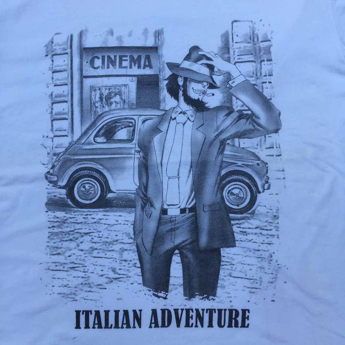 Vintage LAST DROP ‼️ VINTAGE ITALIAN ADVENTURE RAW HEM T-SHIRT Punk Size US L / EU 52-54 / 3 - 2 Thumbnail