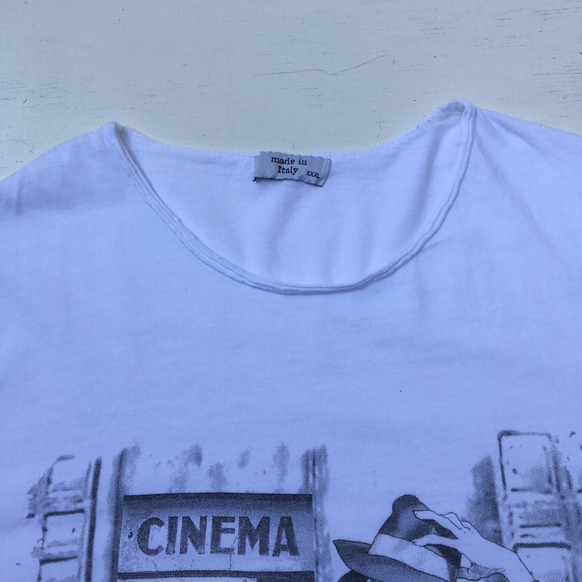 Vintage LAST DROP ‼️ VINTAGE ITALIAN ADVENTURE RAW HEM T-SHIRT Punk Size US L / EU 52-54 / 3 - 3 Thumbnail
