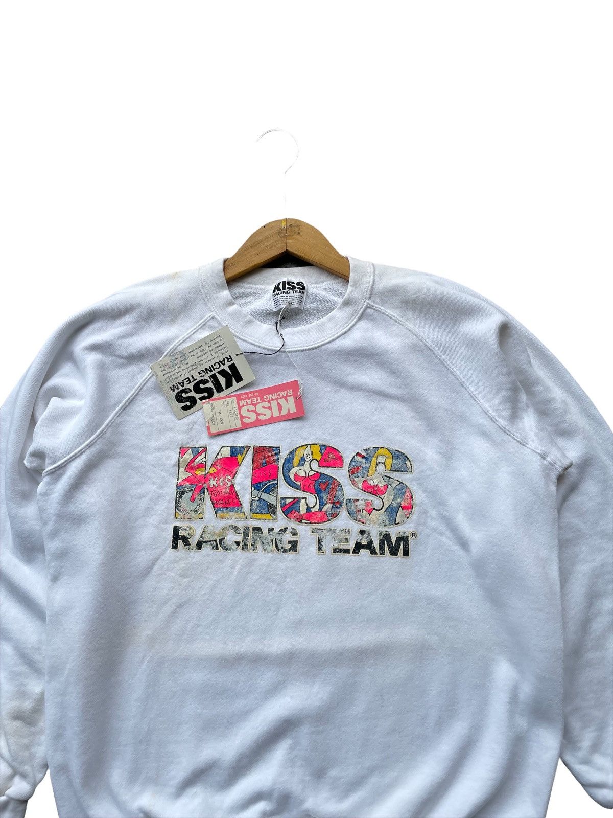 KISS Vintage Kiss Racing Raglan Crewneck Size US L / EU 52-54 / 3 - 5 Thumbnail