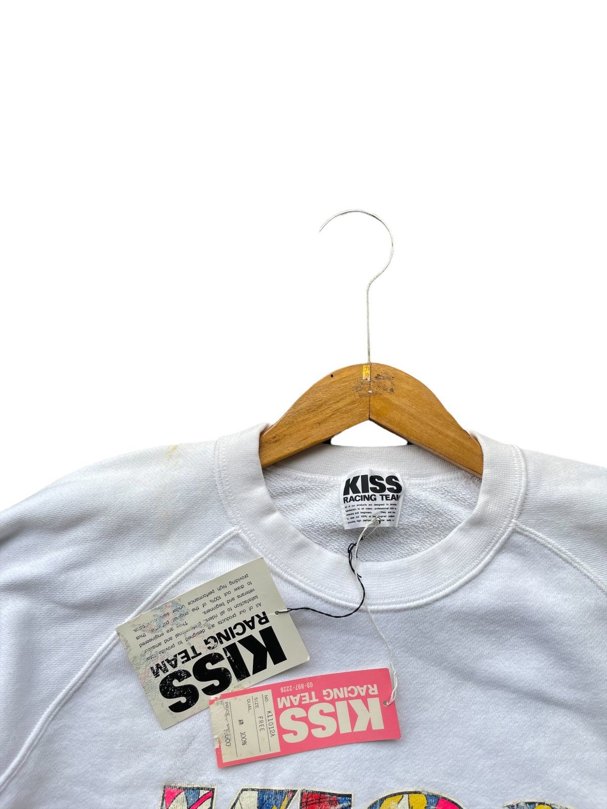 KISS Vintage Kiss Racing Raglan Crewneck Size US L / EU 52-54 / 3 - 6 Thumbnail