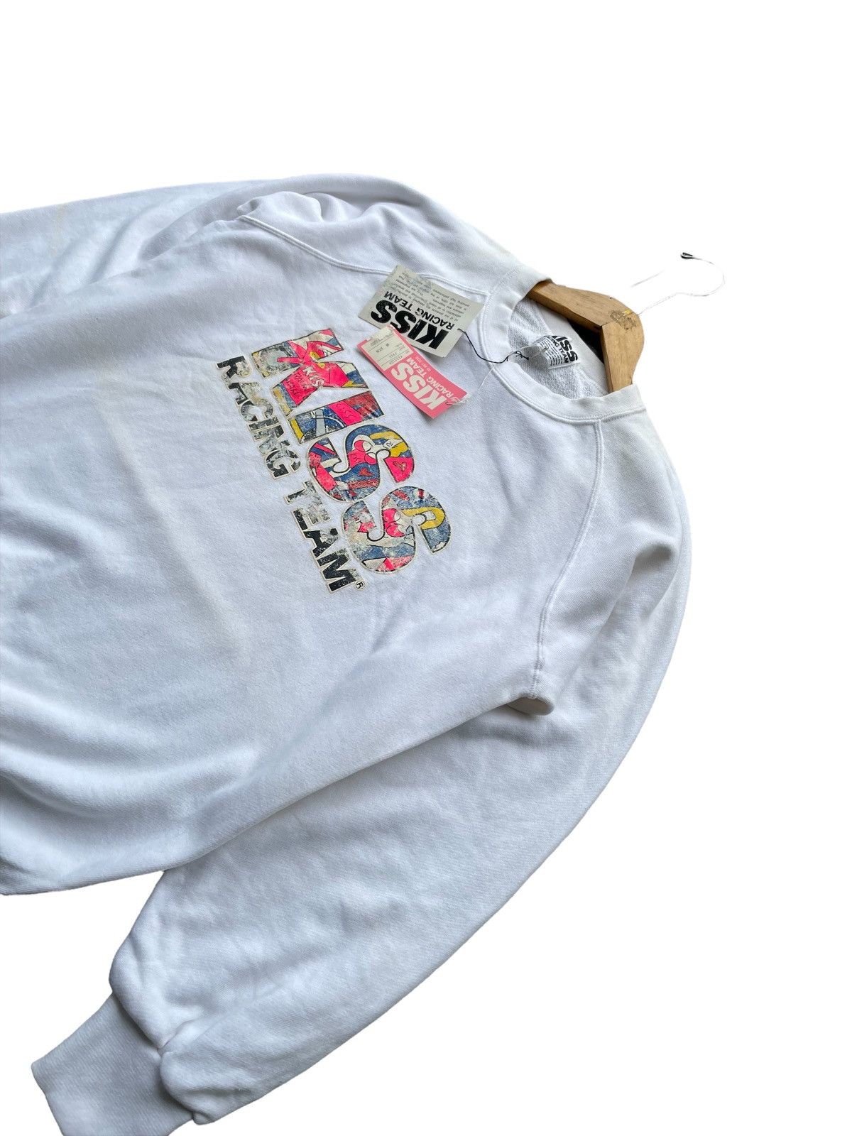 KISS Vintage Kiss Racing Raglan Crewneck Size US L / EU 52-54 / 3 - 4 Thumbnail