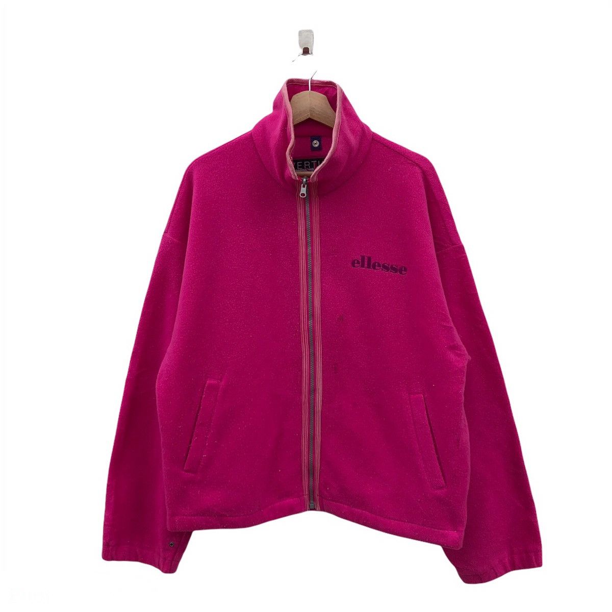 Ellesse × Japanese Brand ELLESSE ZIPPER JACKET FLEECE Size US L / EU 52-54 / 3 - 1 Thumbnail