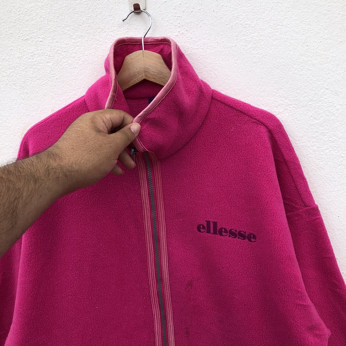 Ellesse × Japanese Brand ELLESSE ZIPPER JACKET FLEECE Size US L / EU 52-54 / 3 - 4 Thumbnail