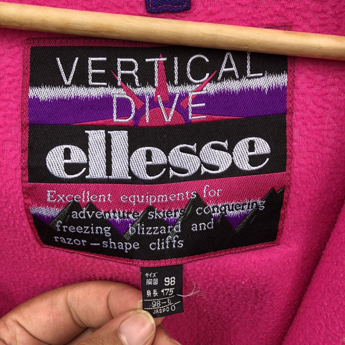 Ellesse × Japanese Brand ELLESSE ZIPPER JACKET FLEECE Size US L / EU 52-54 / 3 - 9 Thumbnail