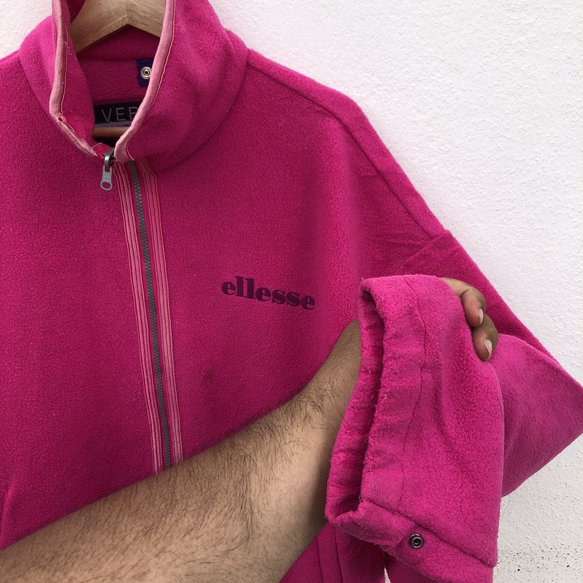 Ellesse × Japanese Brand ELLESSE ZIPPER JACKET FLEECE Size US L / EU 52-54 / 3 - 5 Thumbnail