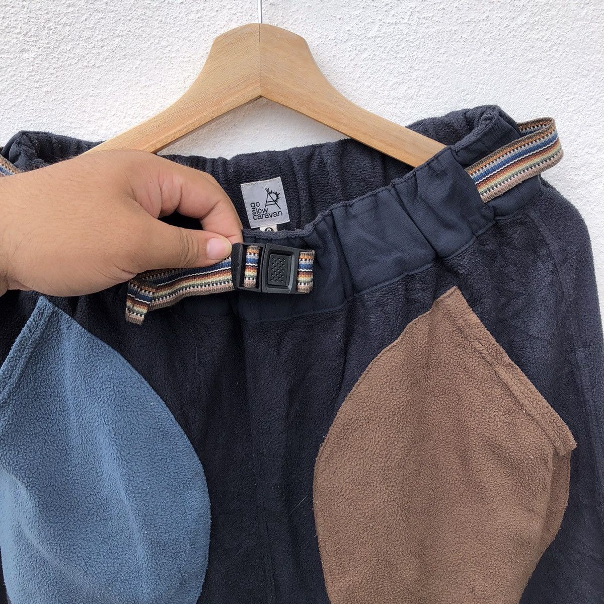 go slow caravan TRITONE COLOUR GO SLOW CARAVAN SWEATPANTS Size US 30 / EU 46 - 5 Thumbnail