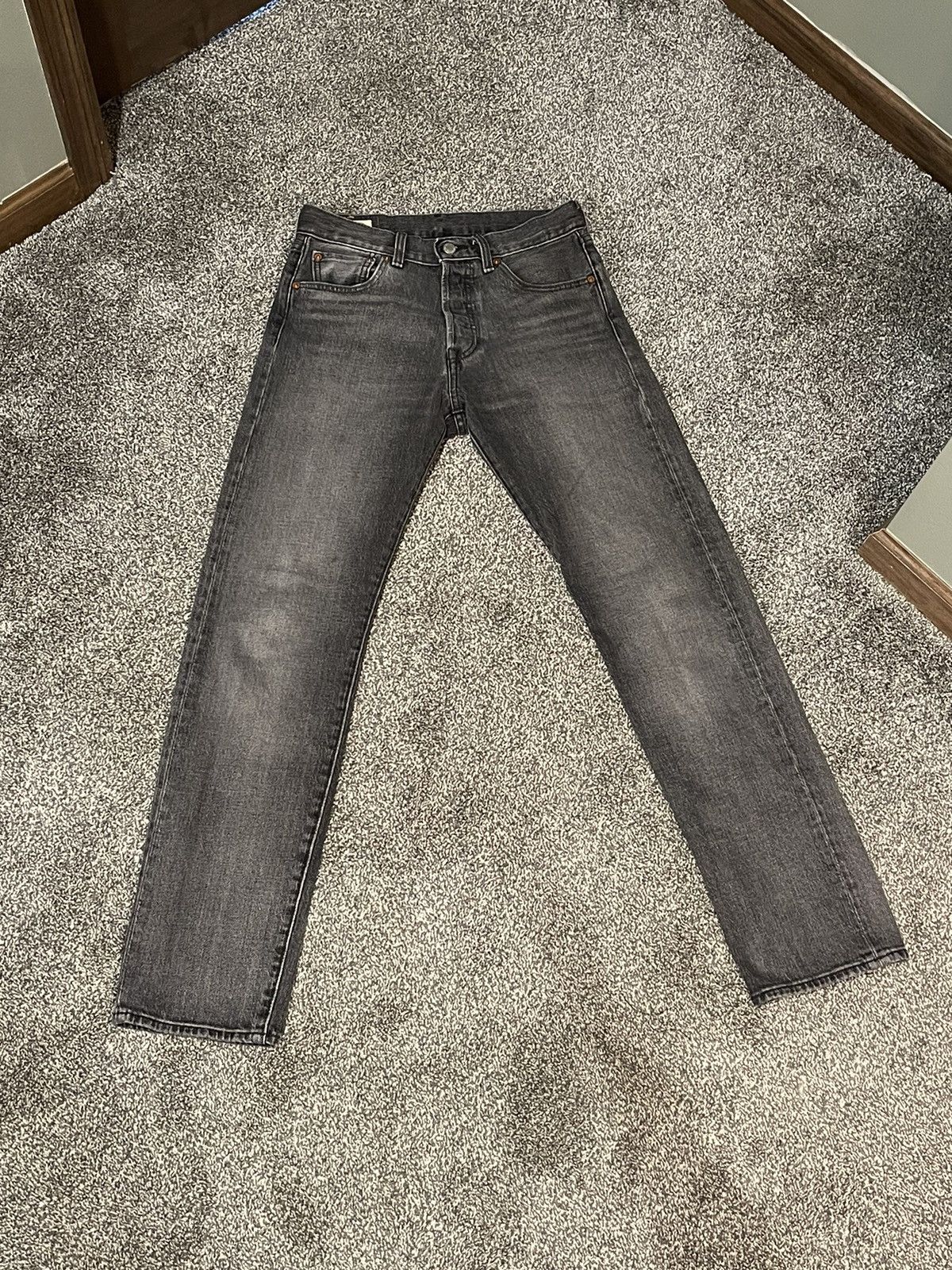 Levi's × Vintage Big E Faded Levis Premium 501 ‘93 28 x 32 Size US 28 / EU 44 - 3 Thumbnail