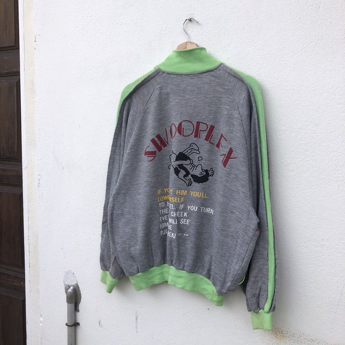 Japanese Brand VINTAGE SWOOPLEX COLLAR SWEATSHIRT RARE DESIGN BIG LOGO Size US L / EU 52-54 / 3 - 9 Thumbnail