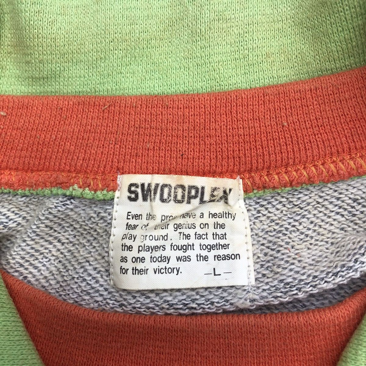 Japanese Brand VINTAGE SWOOPLEX COLLAR SWEATSHIRT RARE DESIGN BIG LOGO Size US L / EU 52-54 / 3 - 12 Thumbnail