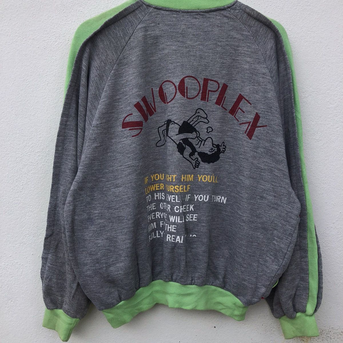 Japanese Brand VINTAGE SWOOPLEX COLLAR SWEATSHIRT RARE DESIGN BIG LOGO Size US L / EU 52-54 / 3 - 11 Thumbnail