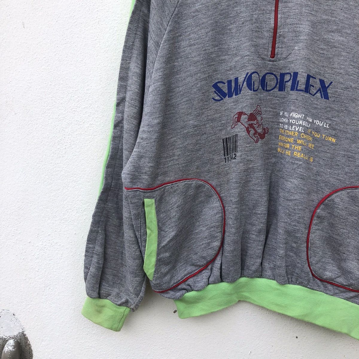 Japanese Brand VINTAGE SWOOPLEX COLLAR SWEATSHIRT RARE DESIGN BIG LOGO Size US L / EU 52-54 / 3 - 5 Thumbnail