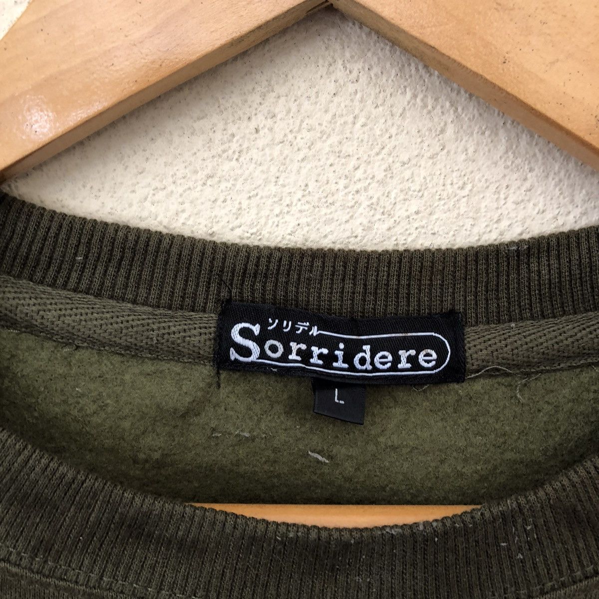 Japanese Brand SORRIDERE SWEATSHIRT BIG LOGO RARE DESIGN Size US L / EU 52-54 / 3 - 10 Thumbnail