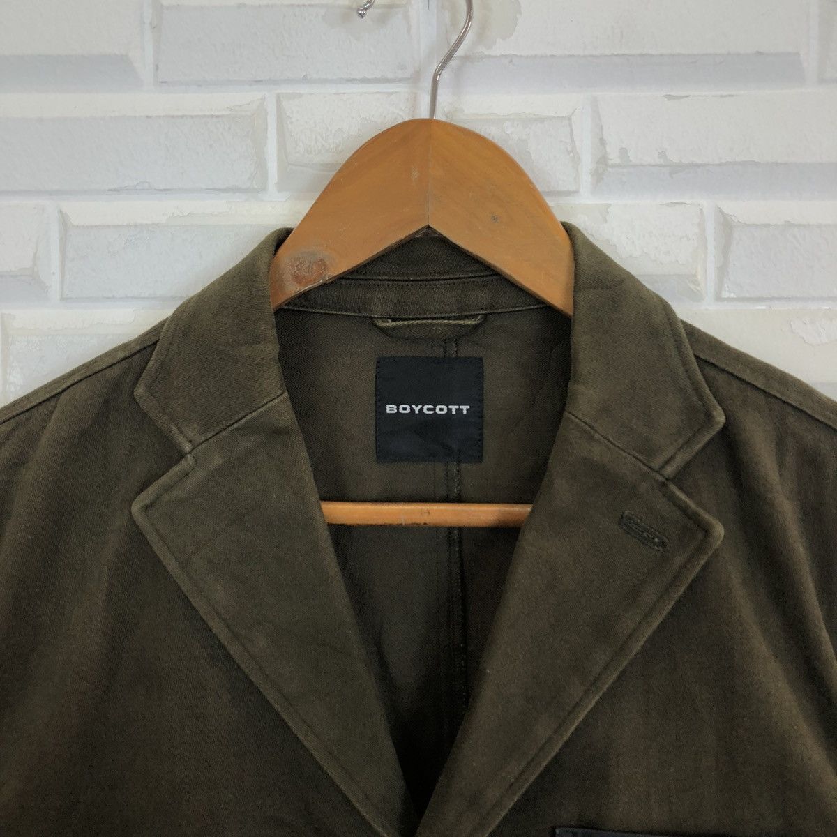 Boycott × Japanese Brand VINTAGE HIKORY CHORE JACKET MULTI POCKET BOYCOTT Size US M / EU 48-50 / 2 - 6 Thumbnail