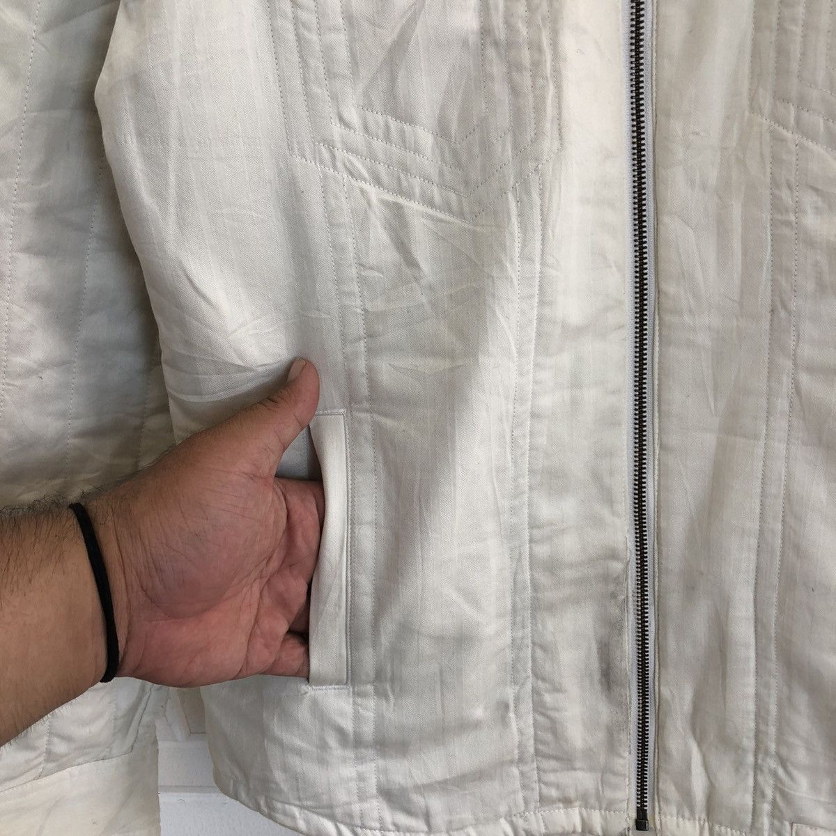 Japanese Brand RARE BIKER PARACHUTE MULTI POCKET KANSAI JEANS RARE LINING Size US M / EU 48-50 / 2 - 8 Thumbnail