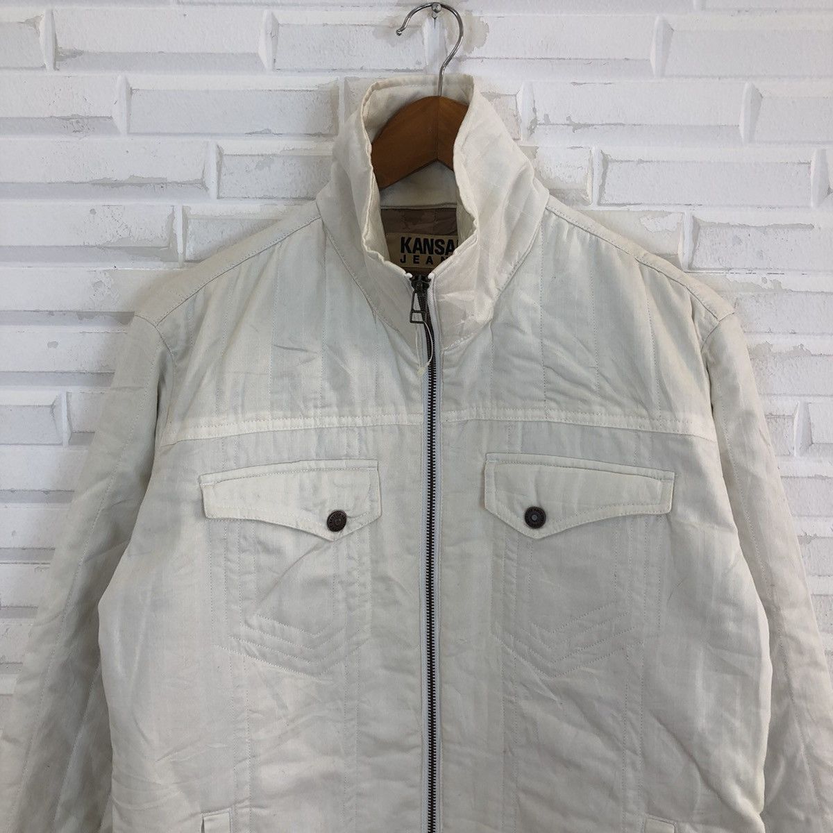 Japanese Brand RARE BIKER PARACHUTE MULTI POCKET KANSAI JEANS RARE LINING Size US M / EU 48-50 / 2 - 3 Thumbnail