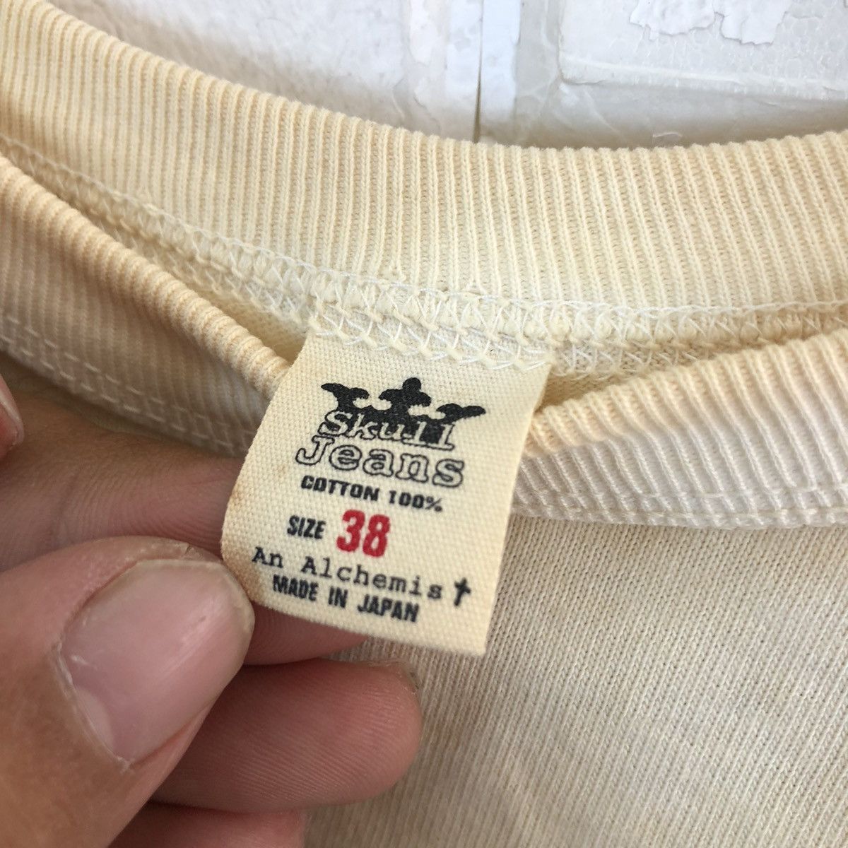 Japanese Brand VINTAGE SKULL JEANS AN ALCHEMIST MADE IN JAPAN BIG LOGO Size US S / EU 44-46 / 1 - 7 Thumbnail