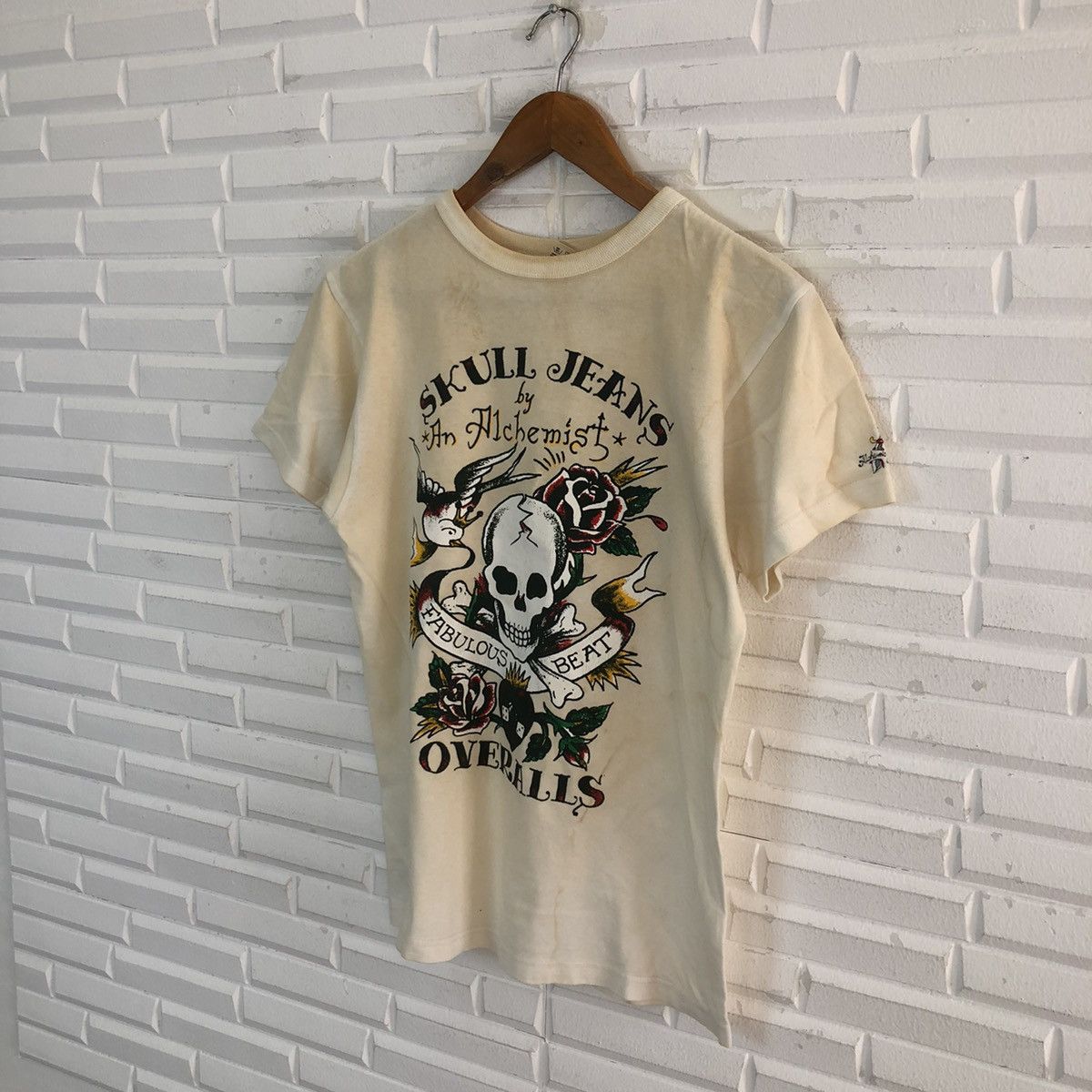 Japanese Brand VINTAGE SKULL JEANS AN ALCHEMIST MADE IN JAPAN BIG LOGO Size US S / EU 44-46 / 1 - 2 Thumbnail
