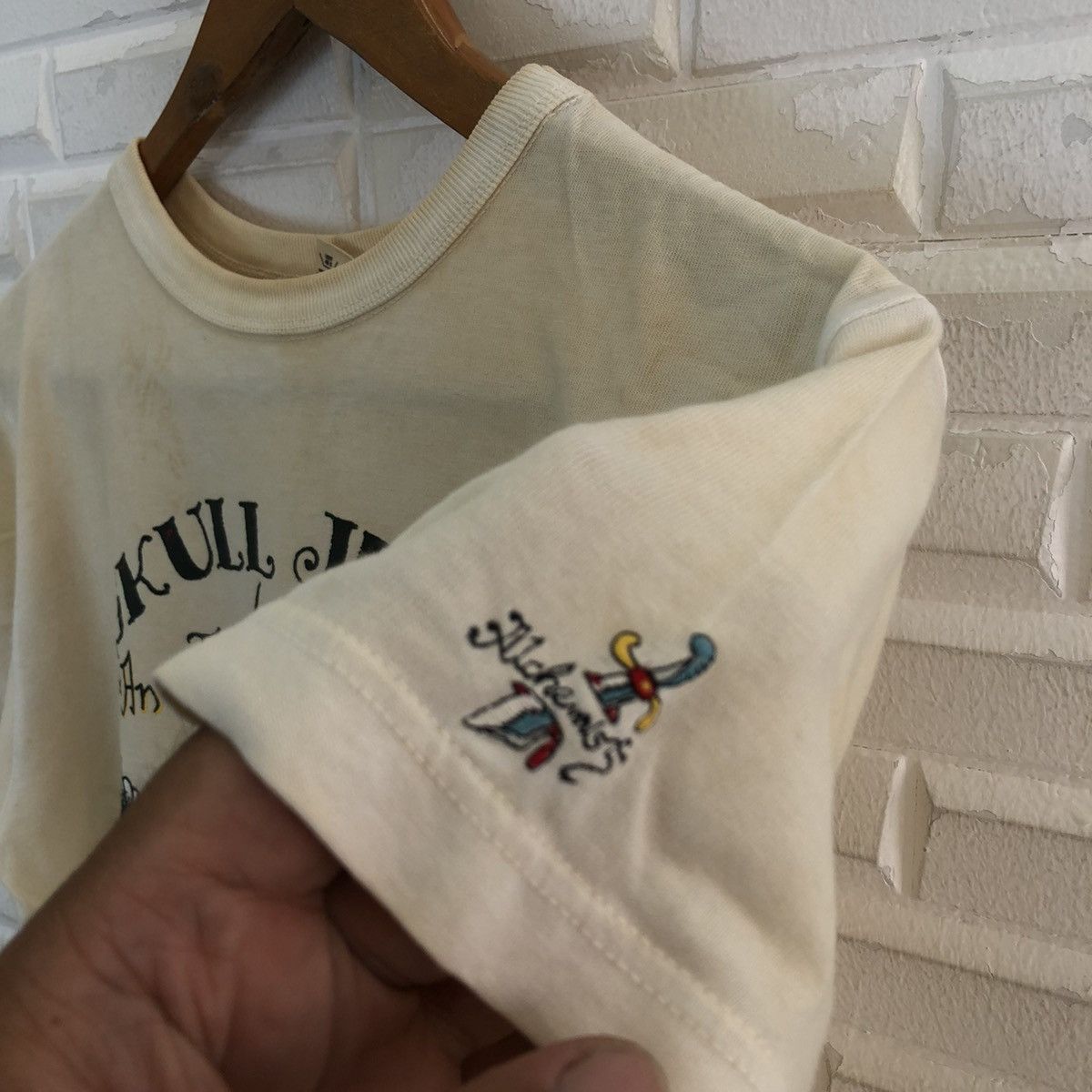 Japanese Brand VINTAGE SKULL JEANS AN ALCHEMIST MADE IN JAPAN BIG LOGO Size US S / EU 44-46 / 1 - 5 Thumbnail
