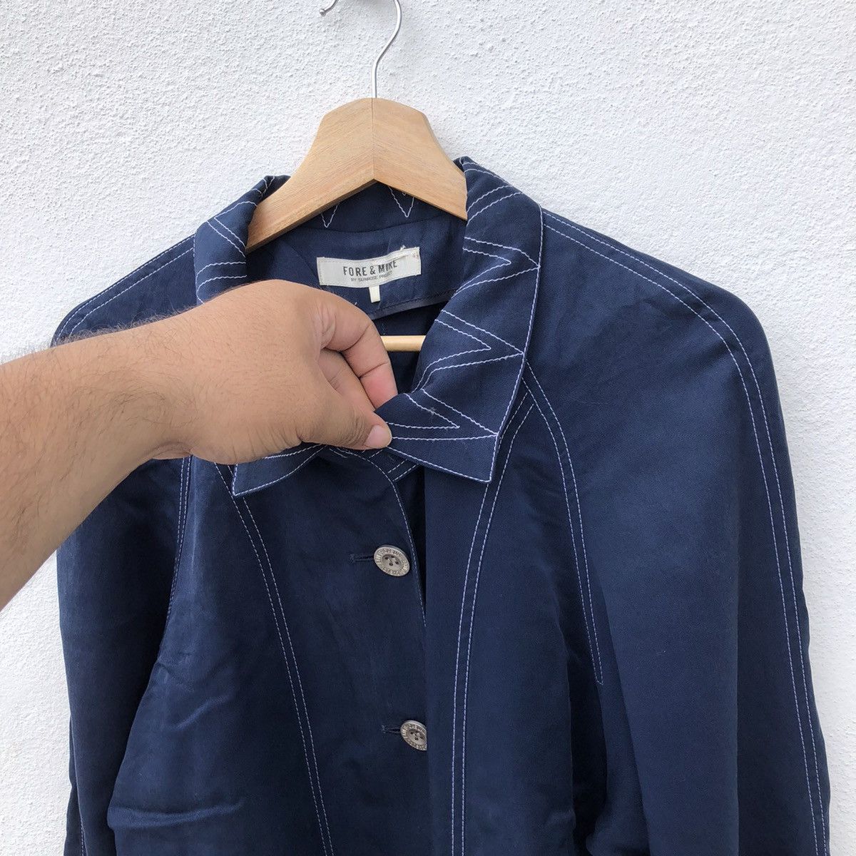 Japanese Brand FORE & MURE BY SUNROSE PROJECT LONG JACKET Size US M / EU 48-50 / 2 - 12 Thumbnail