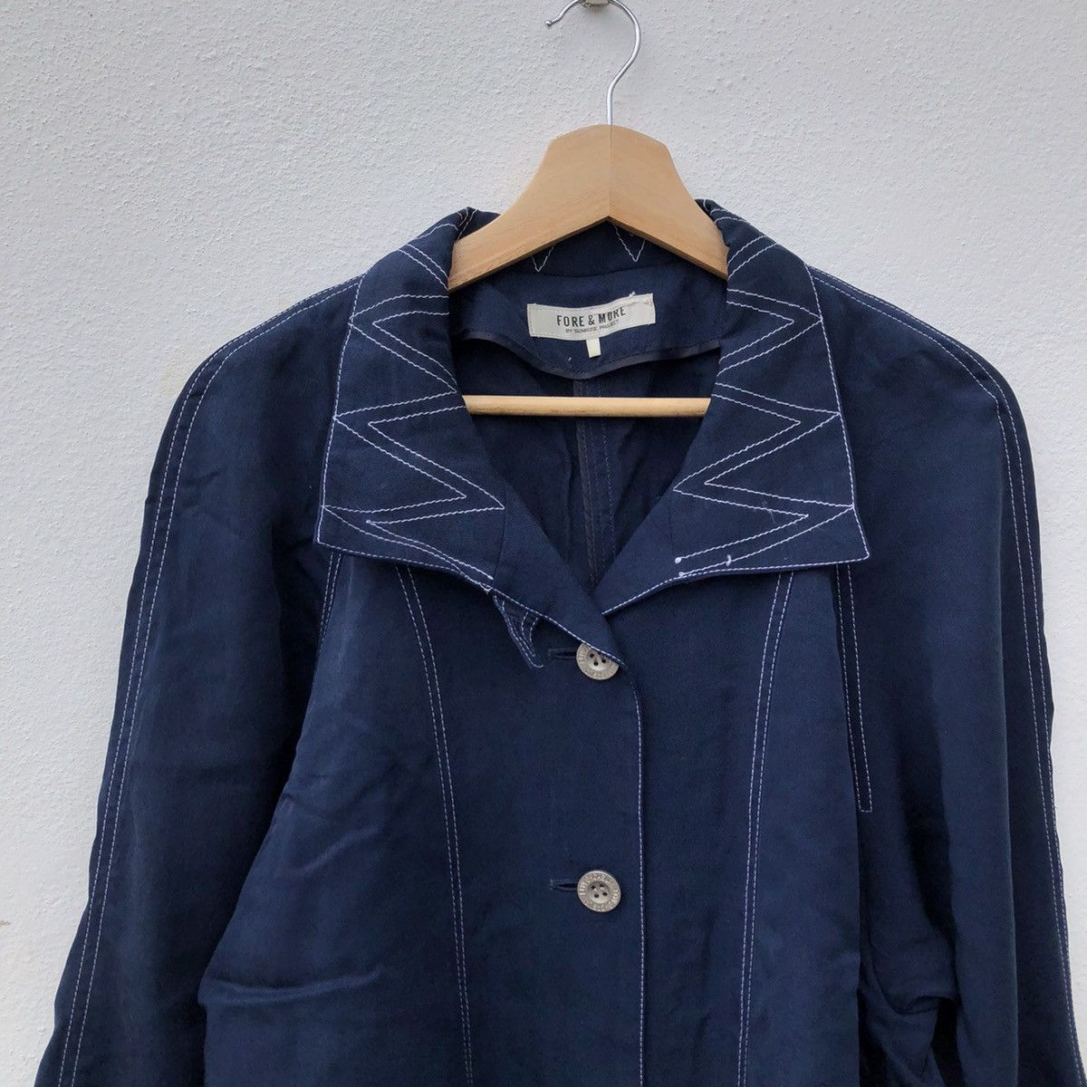 Japanese Brand FORE & MURE BY SUNROSE PROJECT LONG JACKET Size US M / EU 48-50 / 2 - 6 Thumbnail