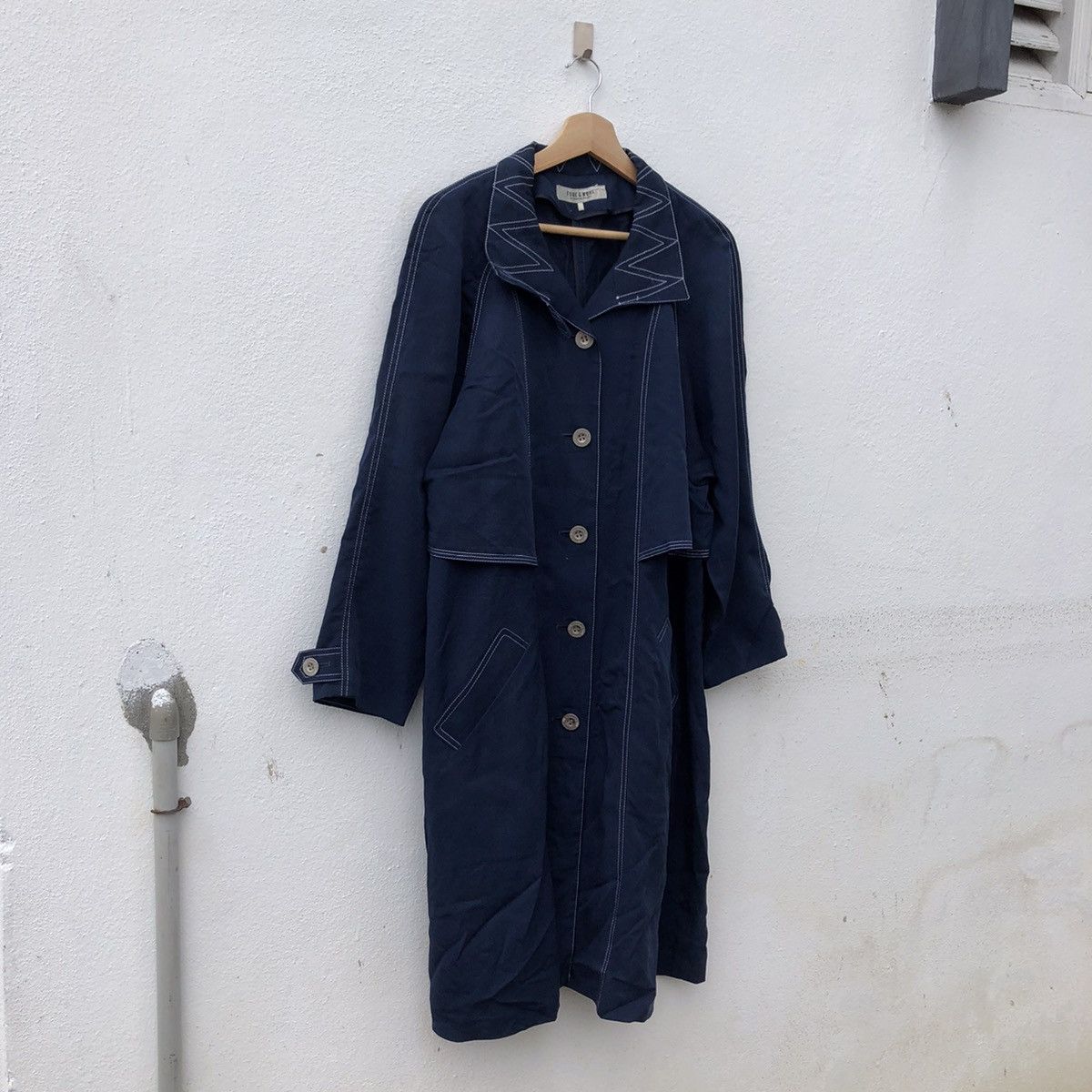 Japanese Brand FORE & MURE BY SUNROSE PROJECT LONG JACKET Size US M / EU 48-50 / 2 - 4 Thumbnail