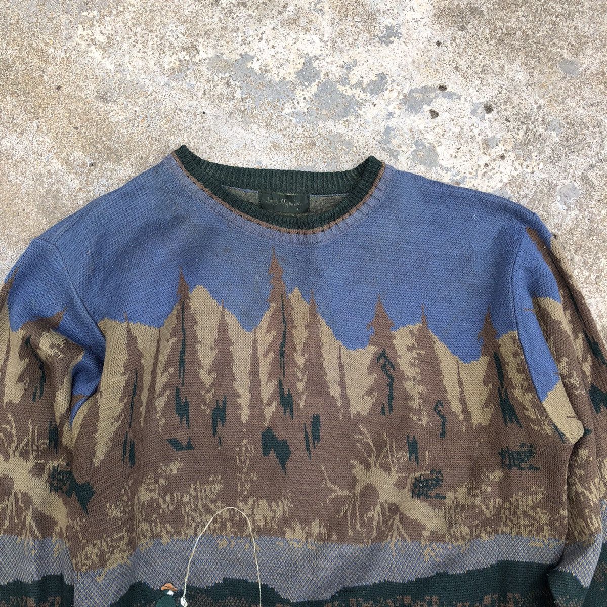 Japanese Brand 💥RARE VINTAGE PRINTED FLEECE SWEATSHIRT BIG LOGO Size US L / EU 52-54 / 3 - 3 Thumbnail
