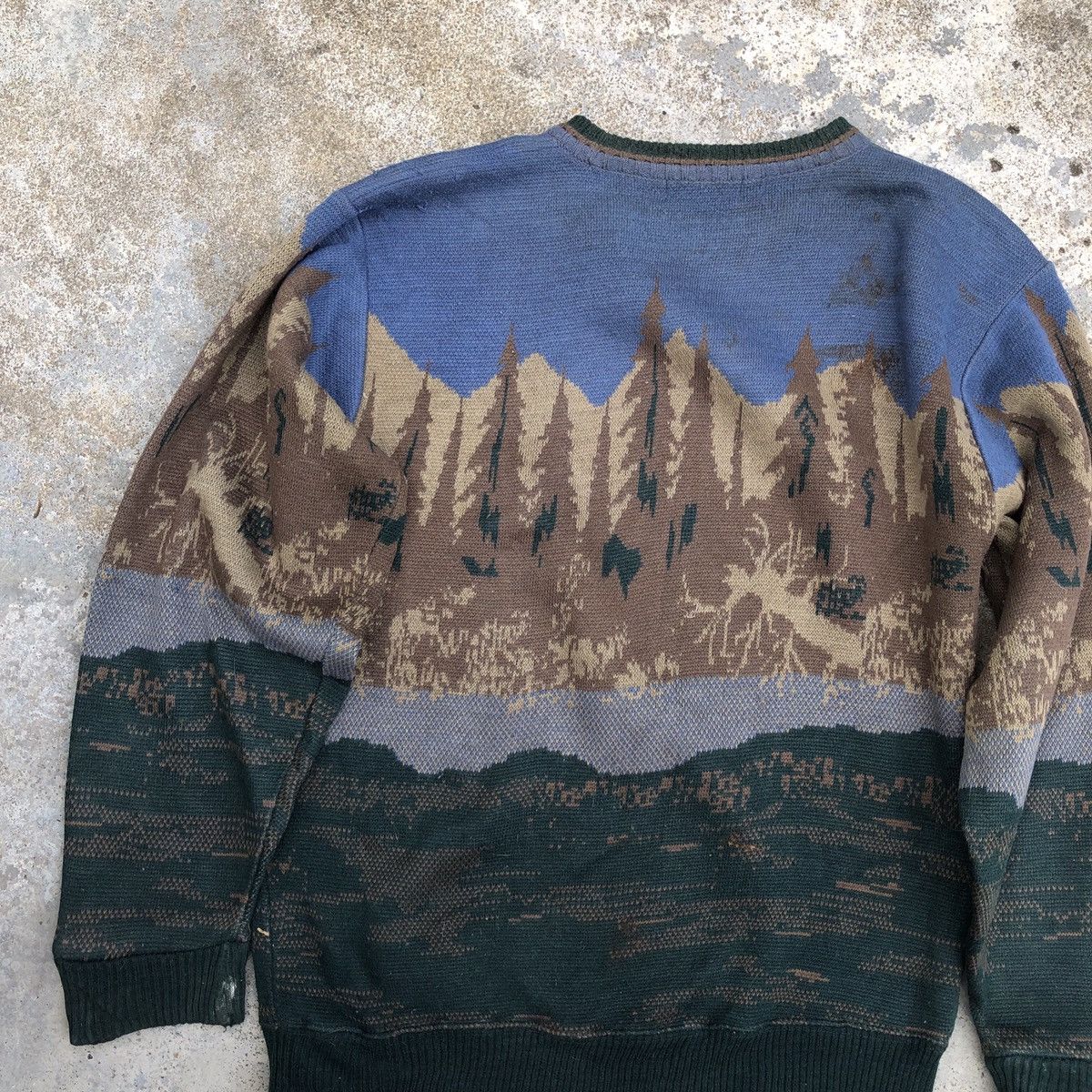 Japanese Brand 💥RARE VINTAGE PRINTED FLEECE SWEATSHIRT BIG LOGO Size US L / EU 52-54 / 3 - 9 Thumbnail