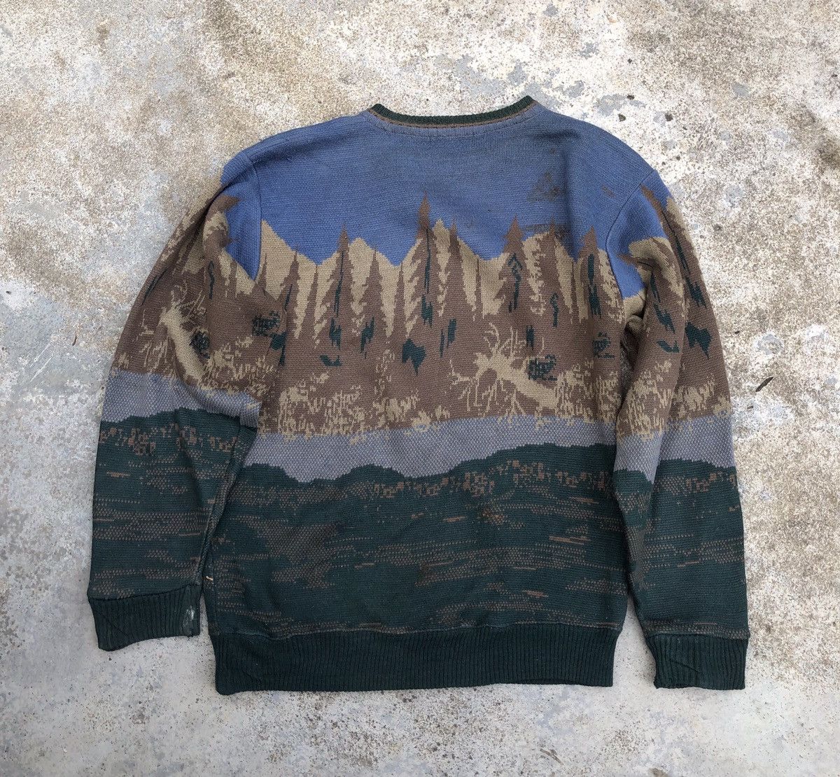 Japanese Brand 💥RARE VINTAGE PRINTED FLEECE SWEATSHIRT BIG LOGO Size US L / EU 52-54 / 3 - 8 Thumbnail