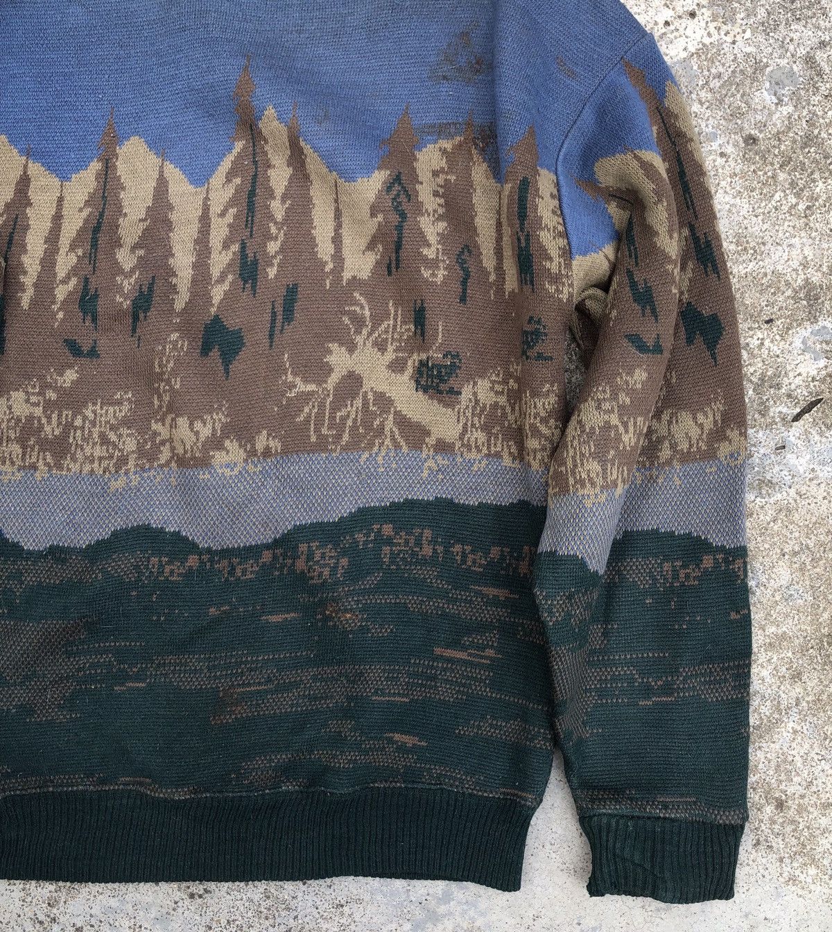 Japanese Brand 💥RARE VINTAGE PRINTED FLEECE SWEATSHIRT BIG LOGO Size US L / EU 52-54 / 3 - 10 Thumbnail