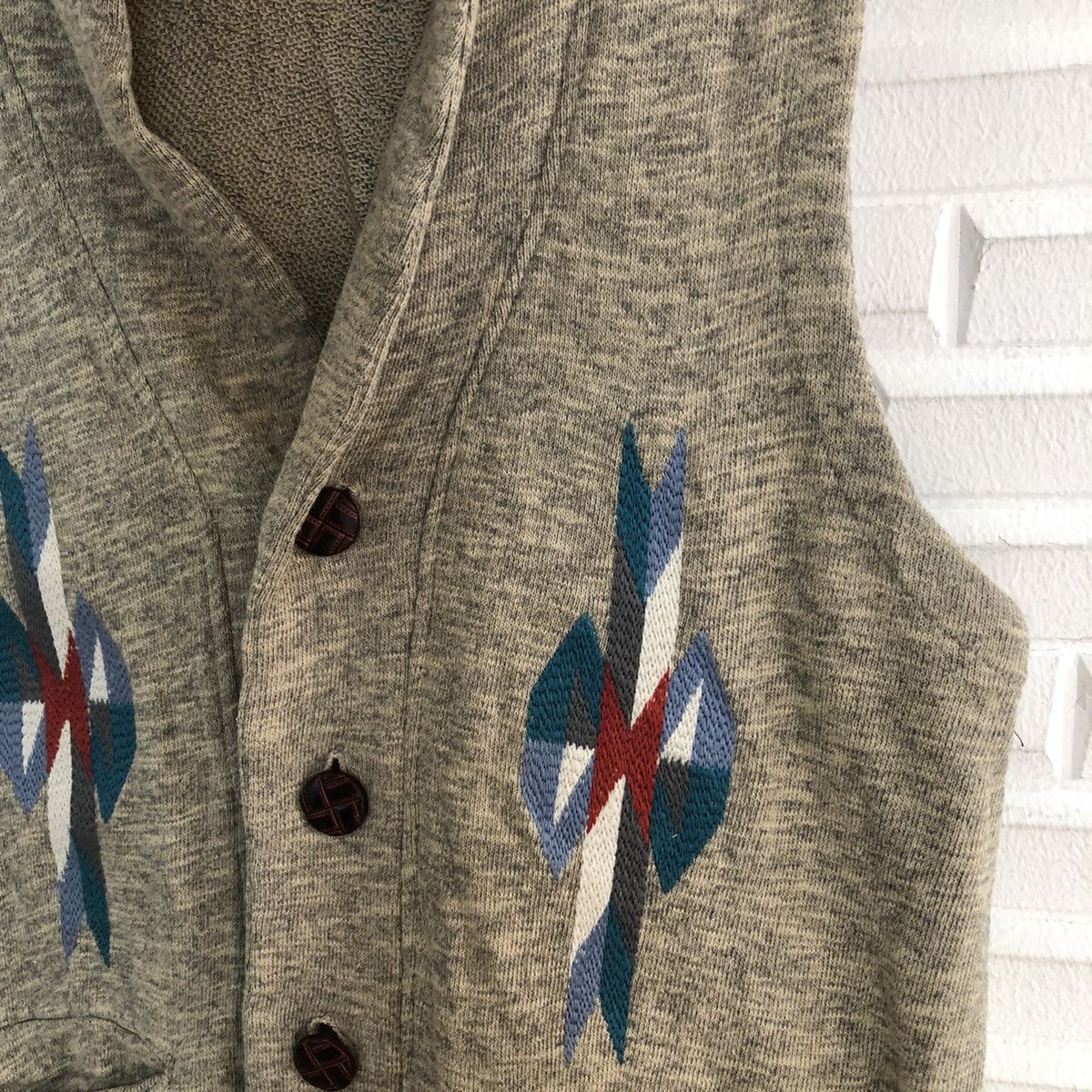 Japanese Brand VINTAGE WORK WEAR GREEN GABLES VEST NAVAJO DESIGN Size US M / EU 48-50 / 2 - 6 Thumbnail