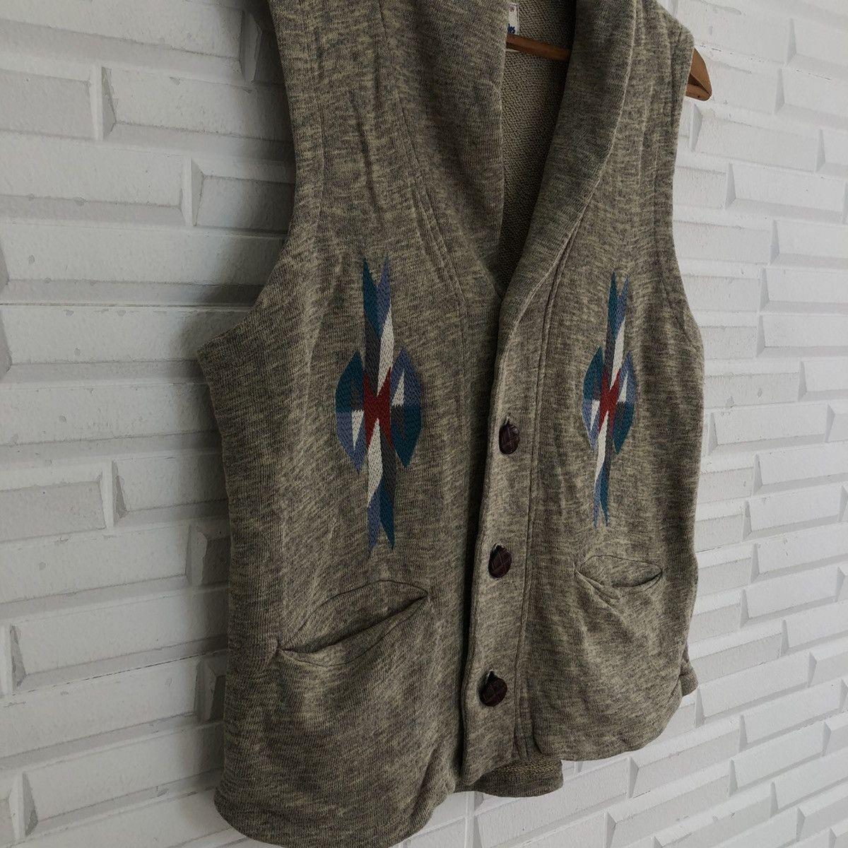 Japanese Brand VINTAGE WORK WEAR GREEN GABLES VEST NAVAJO DESIGN Size US M / EU 48-50 / 2 - 4 Thumbnail