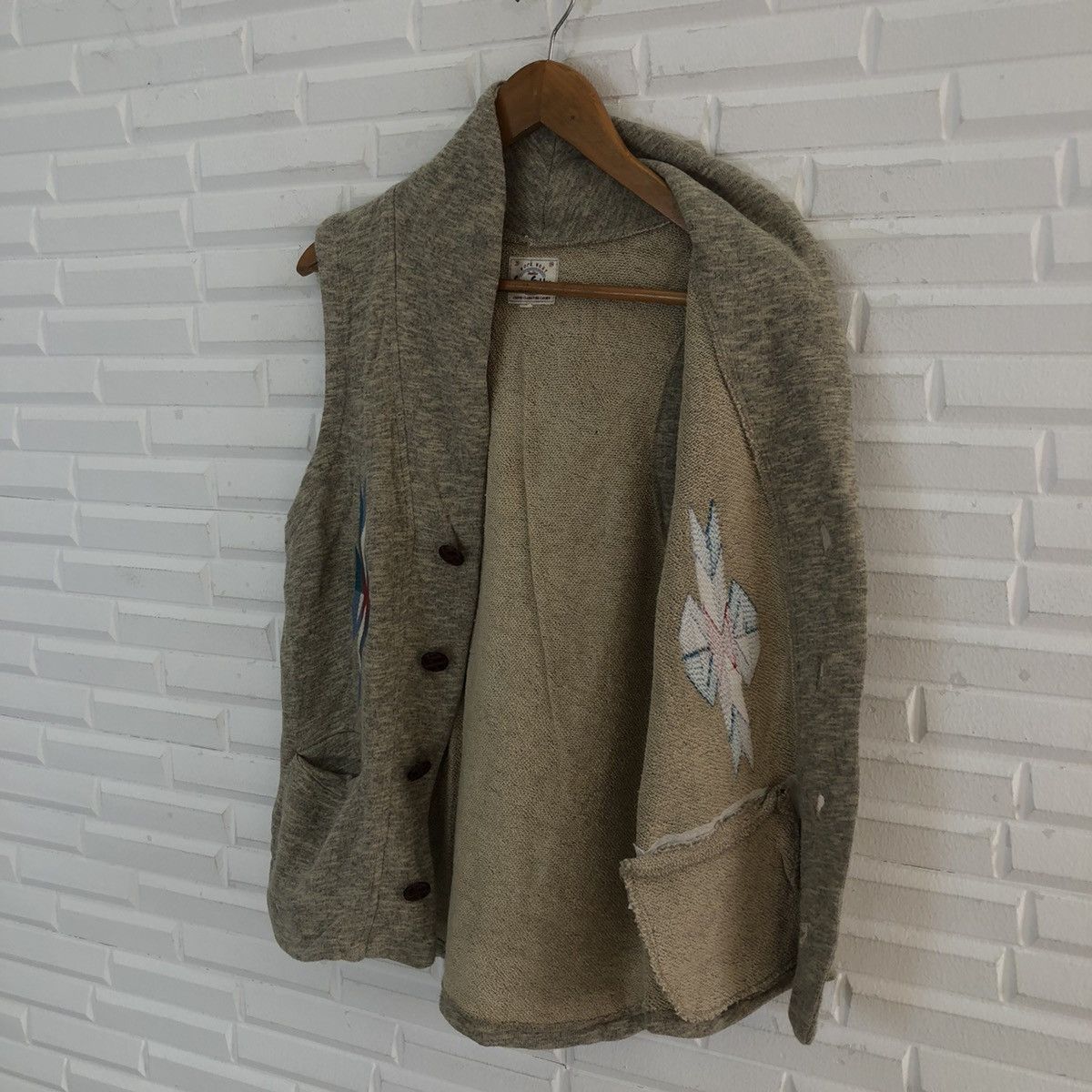 Japanese Brand VINTAGE WORK WEAR GREEN GABLES VEST NAVAJO DESIGN Size US M / EU 48-50 / 2 - 9 Thumbnail