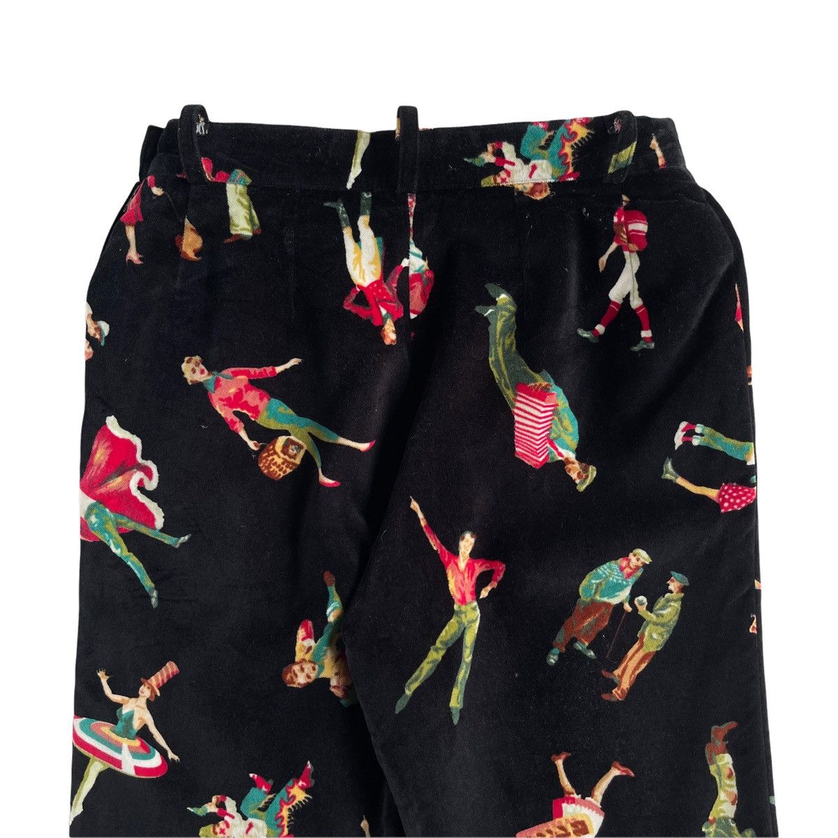 Junya Watanabe × Kenzo Kenzo Jungle European Velvet Monogram Pants Size US 26 / EU 42 - 4 Thumbnail