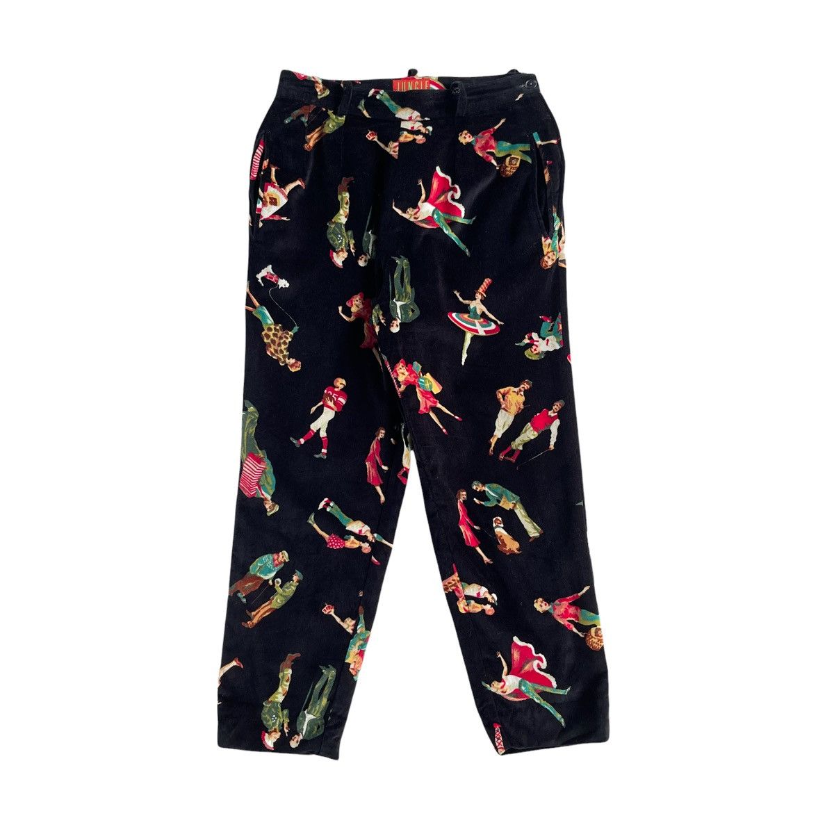 Junya Watanabe × Kenzo Kenzo Jungle European Velvet Monogram Pants Size US 26 / EU 42 - 3 Thumbnail