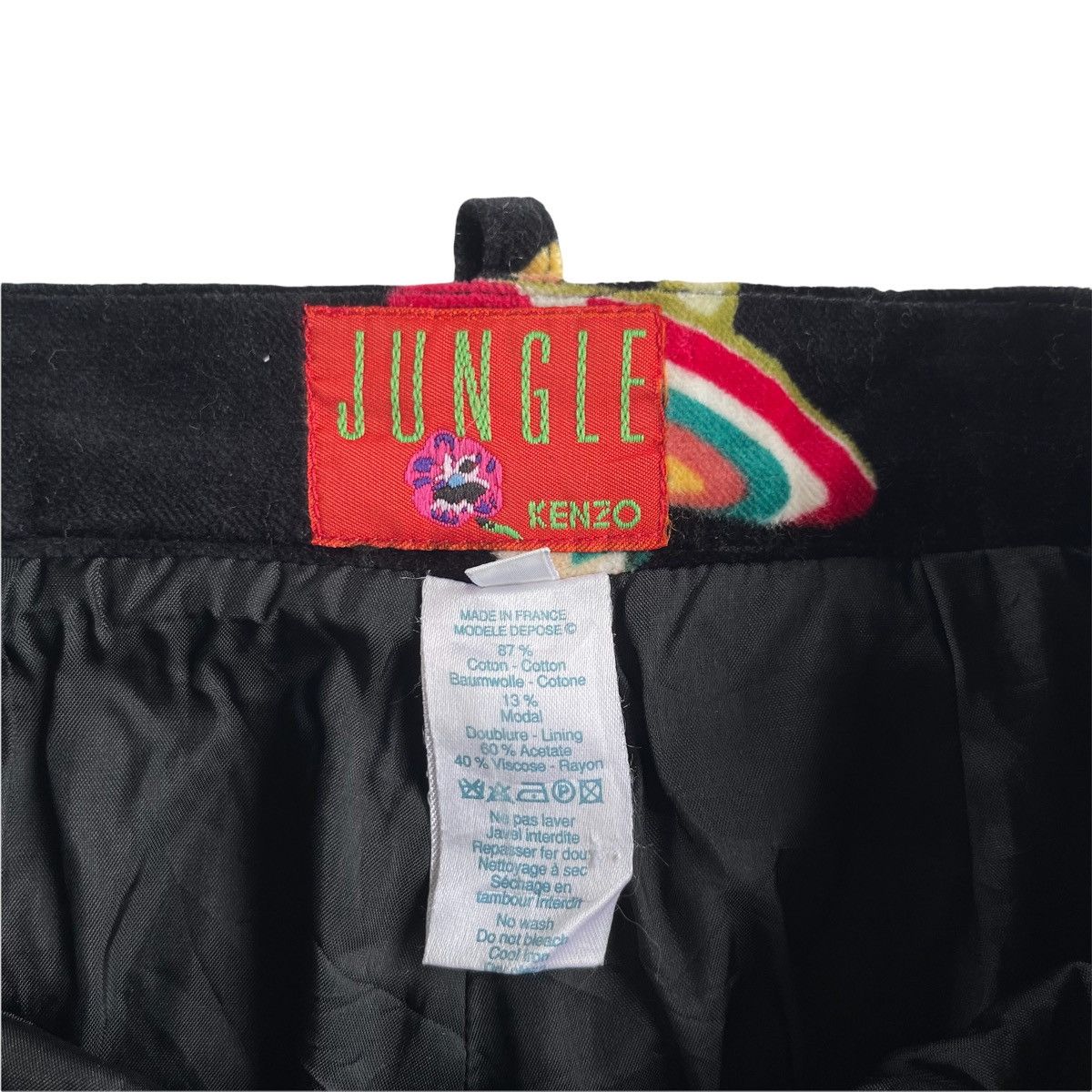 Junya Watanabe × Kenzo Kenzo Jungle European Velvet Monogram Pants Size US 26 / EU 42 - 9 Thumbnail