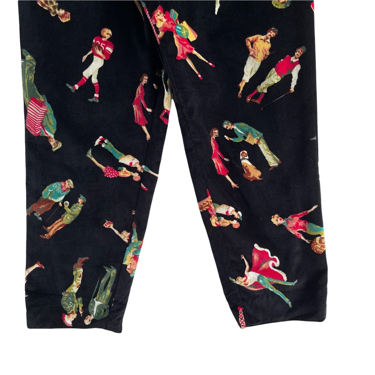 Junya Watanabe × Kenzo Kenzo Jungle European Velvet Monogram Pants Size US 26 / EU 42 - 5 Thumbnail