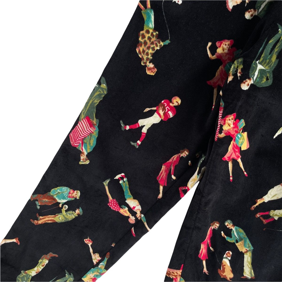 Junya Watanabe × Kenzo Kenzo Jungle European Velvet Monogram Pants Size US 26 / EU 42 - 8 Thumbnail