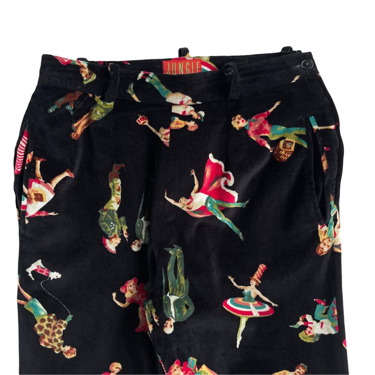 Junya Watanabe × Kenzo Kenzo Jungle European Velvet Monogram Pants Size US 26 / EU 42 - 6 Thumbnail