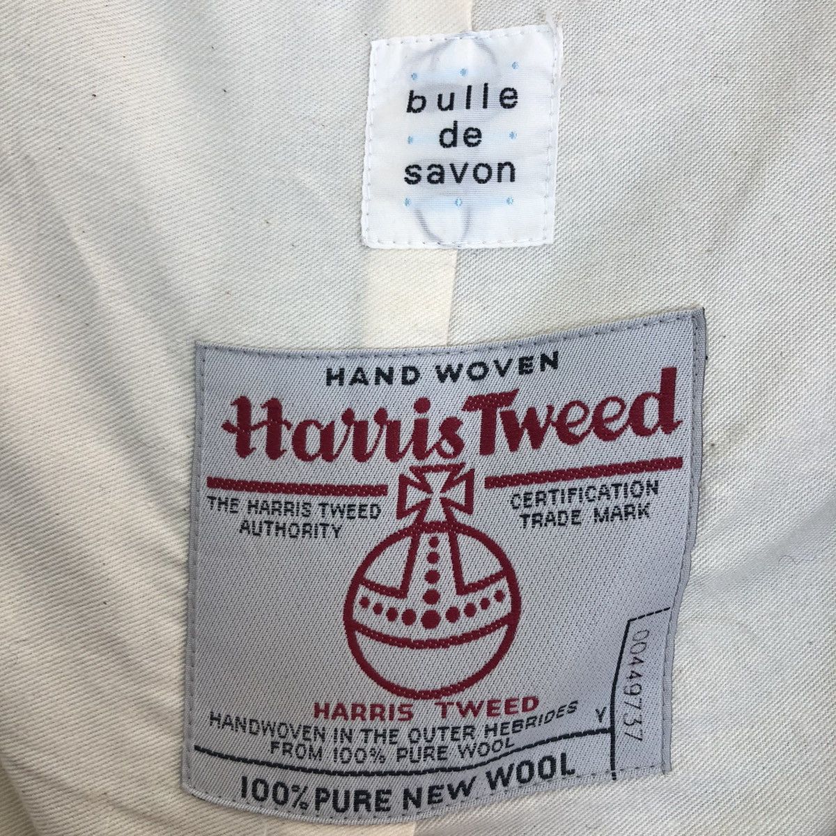 Harris Tweed VINTAGE CROPPED WOOL JACKET TARTAN DESIGN HARRIS TWEED Size US M / EU 48-50 / 2 - 13 Thumbnail