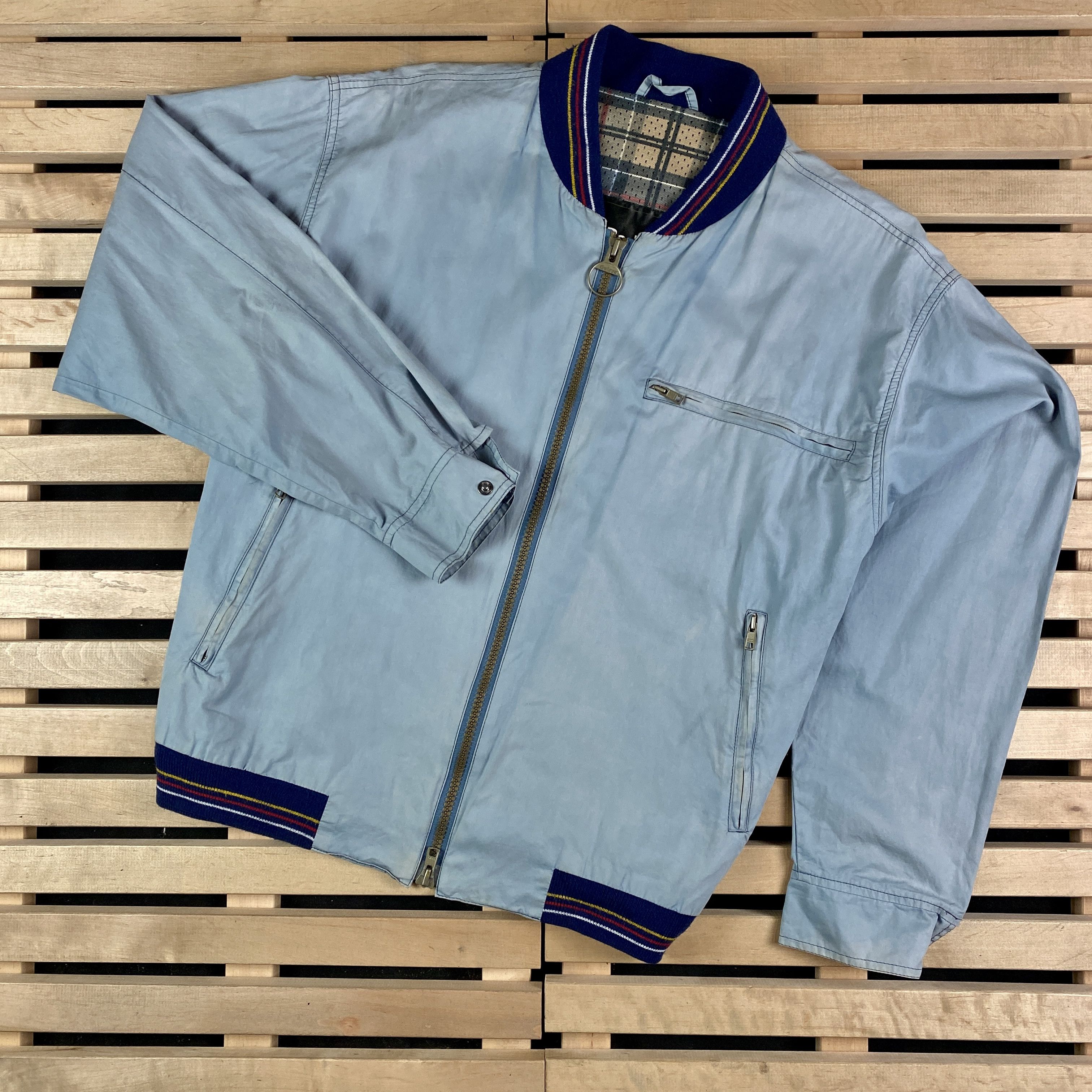 Barbour Bomber Jacket Barbour Breathables Vintage Size XL Durawax Size US XL / EU 56 / 4 - 1 Thumbnail